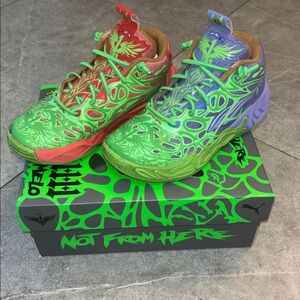 PUMA X LAMELO Ninja Turtles Little Boys Sneakers. Size 13.